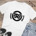 Men's PC Cotton Bike Ride Design Printed T Shirt (Color: White, Thread Count: 180GSM)