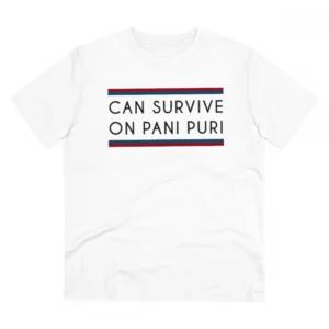 Men's PC Cotton Quotes Printed T Shirt (Color: White, Thread Count: 180GSM)