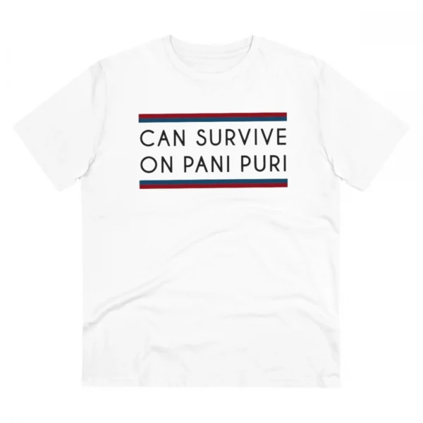 Men's PC Cotton Quotes Printed T Shirt (Color: White, Thread Count: 180GSM)