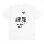 Men's PC Cotton Explore The Unseen Printed T Shirt (Color: White, Thread Count: 180GSM)