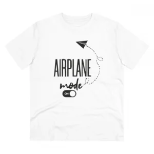 Men's PC Cotton Explore The Unseen Printed T Shirt (Color: White, Thread Count: 180GSM)