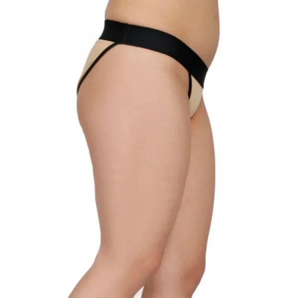 Women's Pack Of 2 Cotton Spandex Tanga Briefs Panty (Nude)
