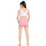 Women's Cotton Blend Adjustable Band Maternity Panty (Light Pink)