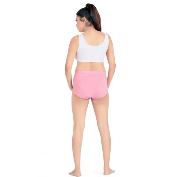 Women's Cotton Blend Adjustable Band Maternity Panty (Light Pink)