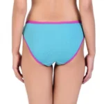 Women's Pack Of 3 Cotton Bikini Panty (Blue)
