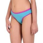 Women's Pack Of 3 Cotton Bikini Panty (Blue)