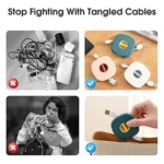 Generic Pack Of_2_2 in 1 Mobile Phone Cable case Holder (Assorted)