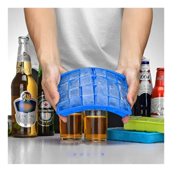 Generic Pack Of_2_24 ice cube hot silicone freeze mold (Assorted)