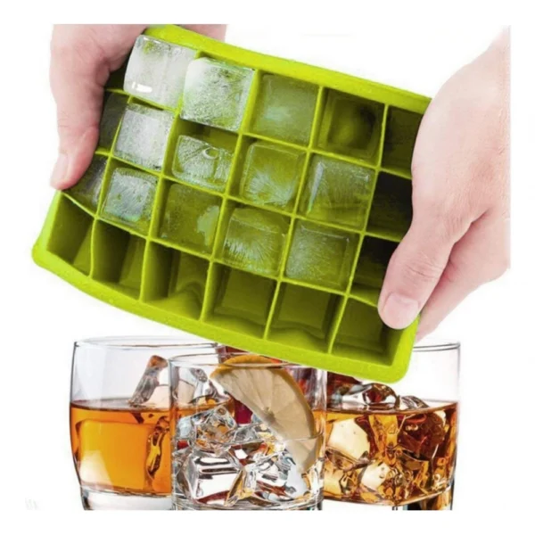 Generic Pack Of_2_24 ice cube hot silicone freeze mold (Assorted)