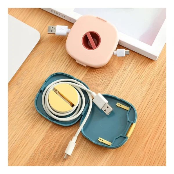 Generic Pack Of_2_2 in 1 Mobile Phone Cable case Holder (Assorted)
