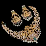 Women's Elegent Temple Jewellery Set (Multi Color, Free Size)