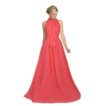 Women's Georgette Western Wear Flare Long Gown (Gajari)