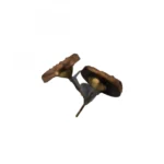 _Pack Of 4_Women's Plastic Metal Button Style Copper Plated Stud (Copper)