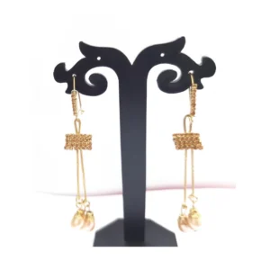 Women's Alloy Gold Plated Gold Plated Drop Earrings (Honey)