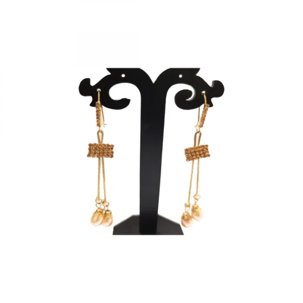 Women's Alloy Gold Plated Gold Plated Drop Earrings (Honey)