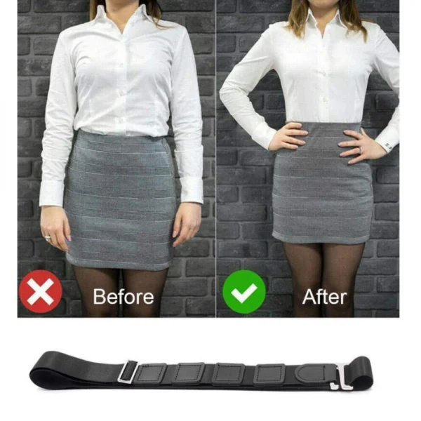 Generic Tucker Shirt Stay Belt | Elastic Stretchable And Adjustable Free Size (Assorted)