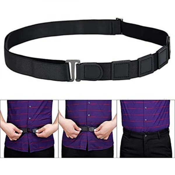 Generic Tucker Shirt Stay Belt | Elastic Stretchable And Adjustable Free Size (Assorted)