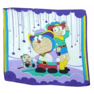 Generic Pack Of_8 Doreman With Nobita Small Size Handkerchiefs (Color: Assorted)