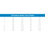 Dermawear Women's Saree Shapewear (Model: SS_406_Saree Shaper, Color:Navy Blue, Material: 4D Stretch)