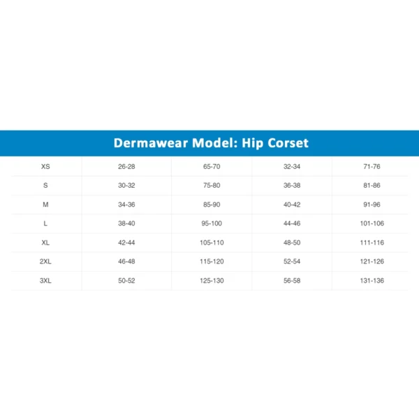 Dermawear Women's Hip Corset Hips And Thighs Shapewear (Model: Hip Corset, Color:Skin, Material: 4D Stretch)