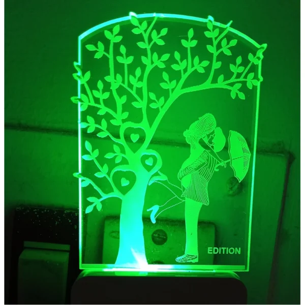 Romantic Couple AC Adapter Night Lamp
