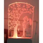 Romantic Couple AC Adapter Night Lamp