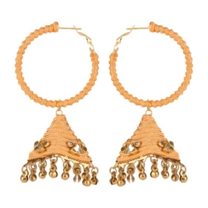 Women's Rose Gold Plated Alloy Earrings (White)