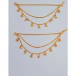 Women's Rose Gold Plated Alloy Drops & Danglers (Gold)