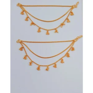 Women's Rose Gold Plated Alloy Drops & Danglers (Gold)