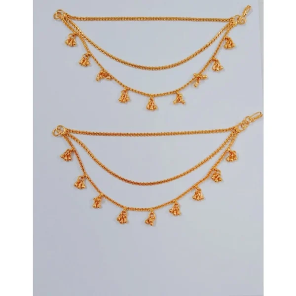 Women's Rose Gold Plated Alloy Drops & Danglers (Gold)