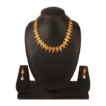 Women's Rose Gold Plated Alloy Jewellery Set (Red & White)