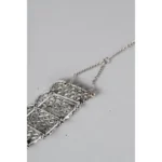 Women's Rose Gold Plated Alloy Choker (Silver)