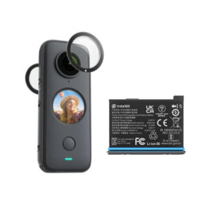 Insta360 ONE X2 Action Camera + Extra Battery and Lens Cover