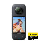Insta360 One X3 – Waterproof 360 Action Camera + Helmet Chin Mount