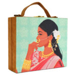 Vistu Woman Indian Bride Clutch
