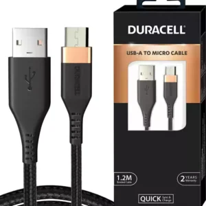 Duracell micro usb cable 1.2 m du046 black