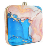 Vistu Woman Pink & Blue Clutch