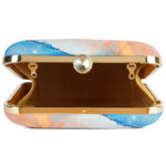 Vistu Woman Pink & Blue Clutch
