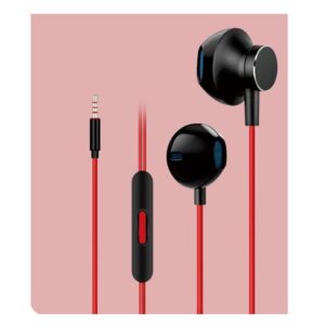 mi mi YDJCO1JY wired headset with mic red