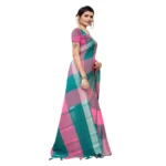 Women's Cotton Saree (Multi, 5-6 Mtrs)