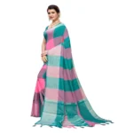 Women's Cotton Saree (Multi, 5-6 Mtrs)
