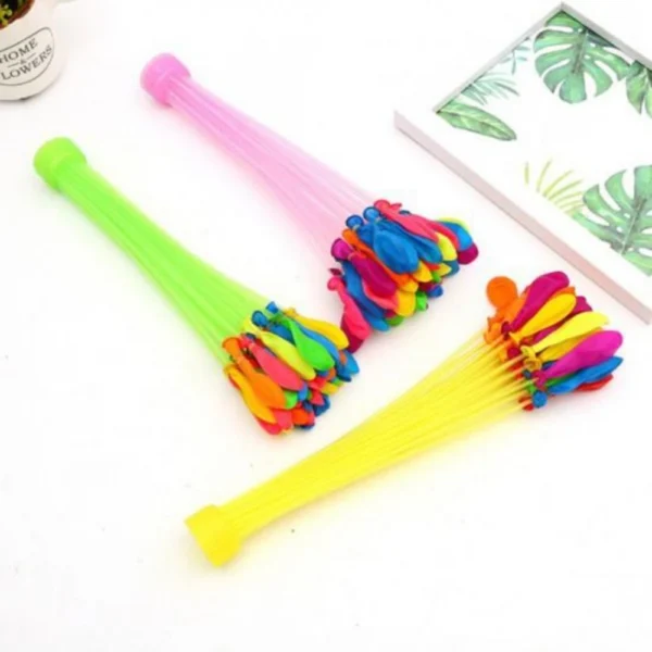 Pack Of 2_111 Pieces Set Holi Magic Water Balloons for Kids (Color: Assorted)