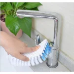 Generic Pack Of 5_Flexible Plastic Cleaning Brush for Home, Kitchen and Bathroom (Color: Assorted)