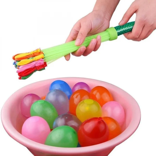 Pack Of 2_111 Pieces Set Holi Magic Water Balloons for Kids (Color: Assorted)