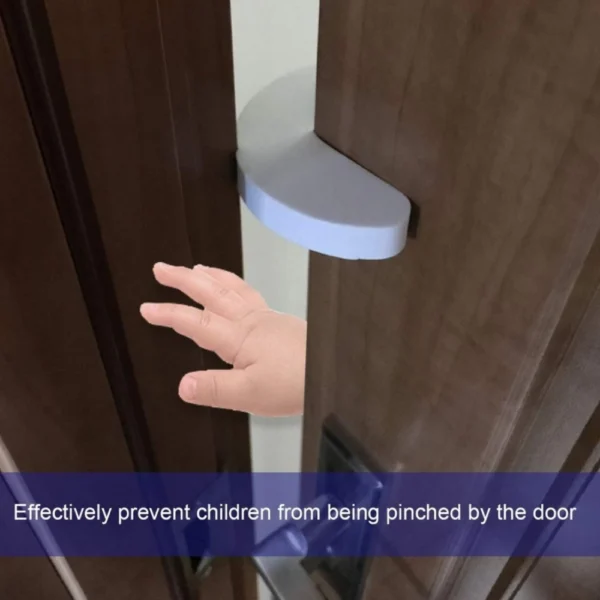 Pack Of 2_(2 Pieces Set)_Child Safety Protection Baby Safety Cute Animal Security Card Door Stopper (Color: Assorted)