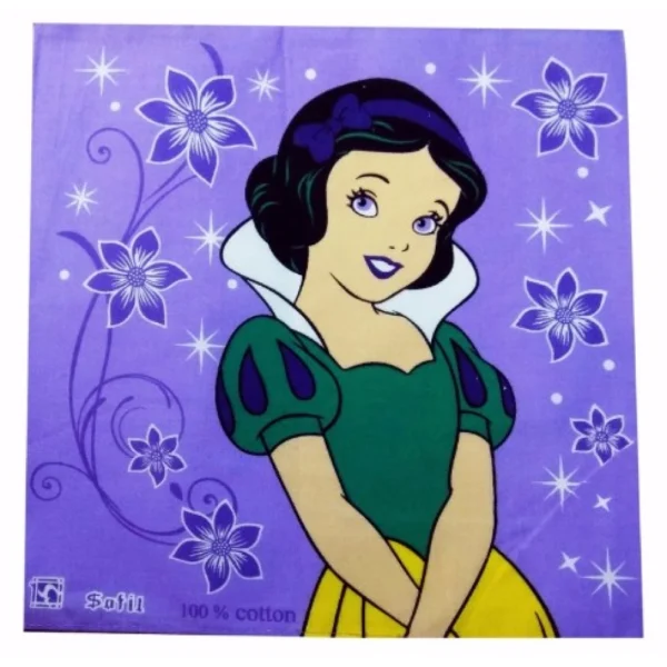 Generic Pack Of_6 Princess Medium Size Handkerchiefs (Color: Assorted)