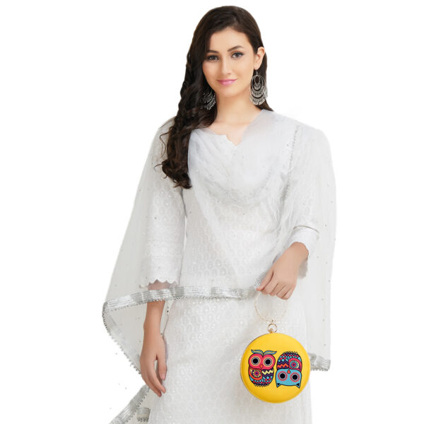 Vistu Woman Twisted Owl Clutch