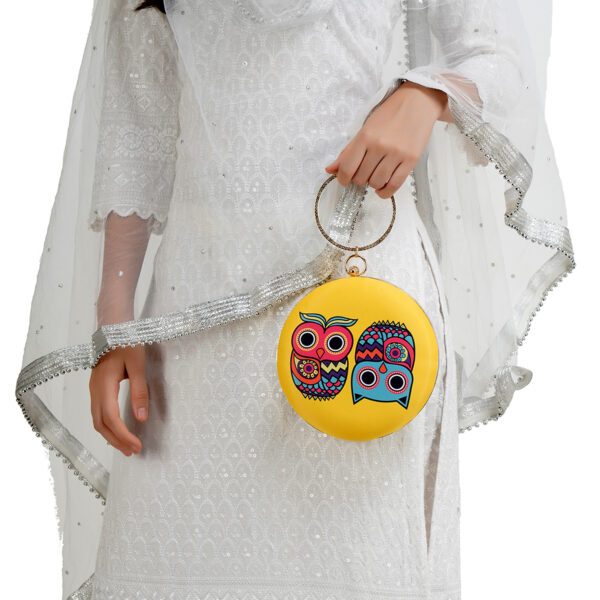 Vistu Woman Twisted Owl Clutch