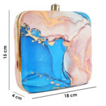 Vistu Woman Pink & Blue Clutch