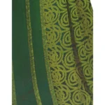 Womens Georgette Digital Printed Saree (Green, 6.25 Mtr)